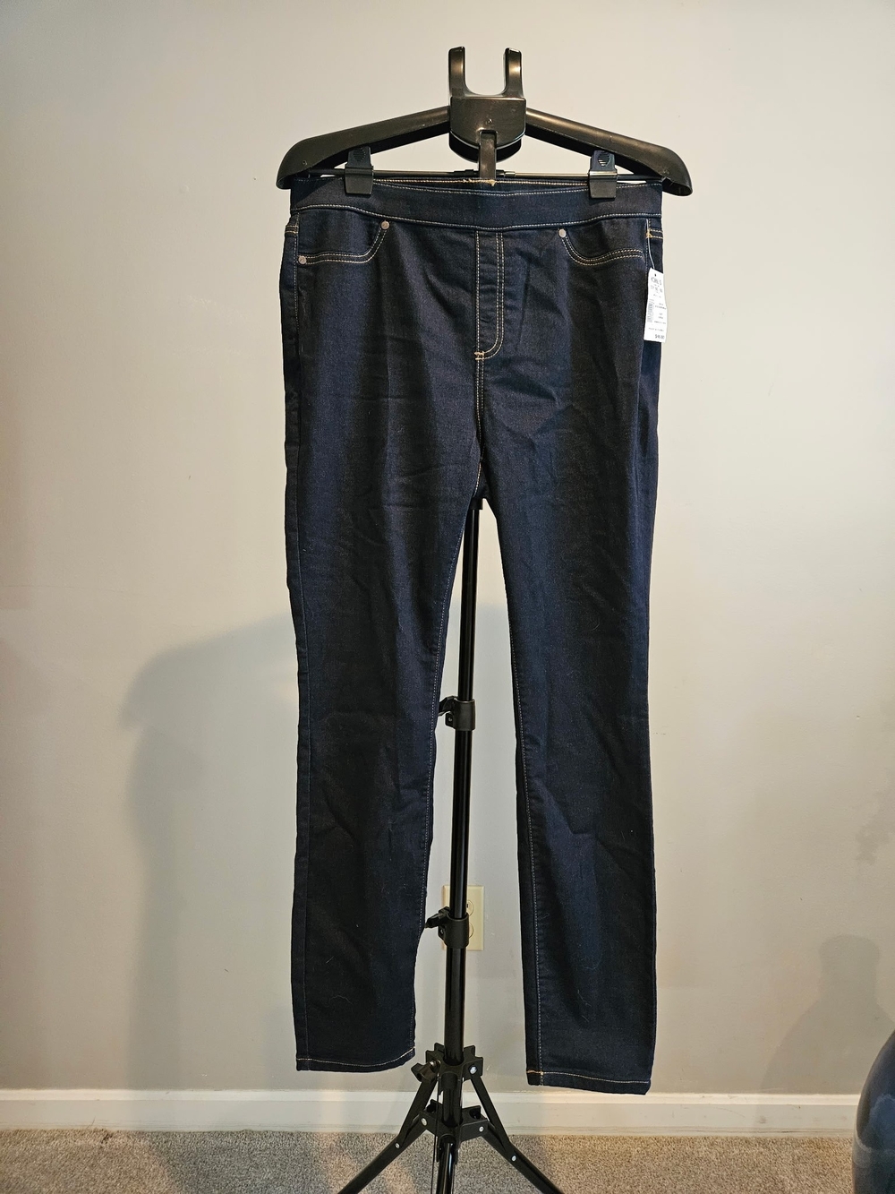 Vera Wang - Women's Dark Blue Stretch Denim Jeggings